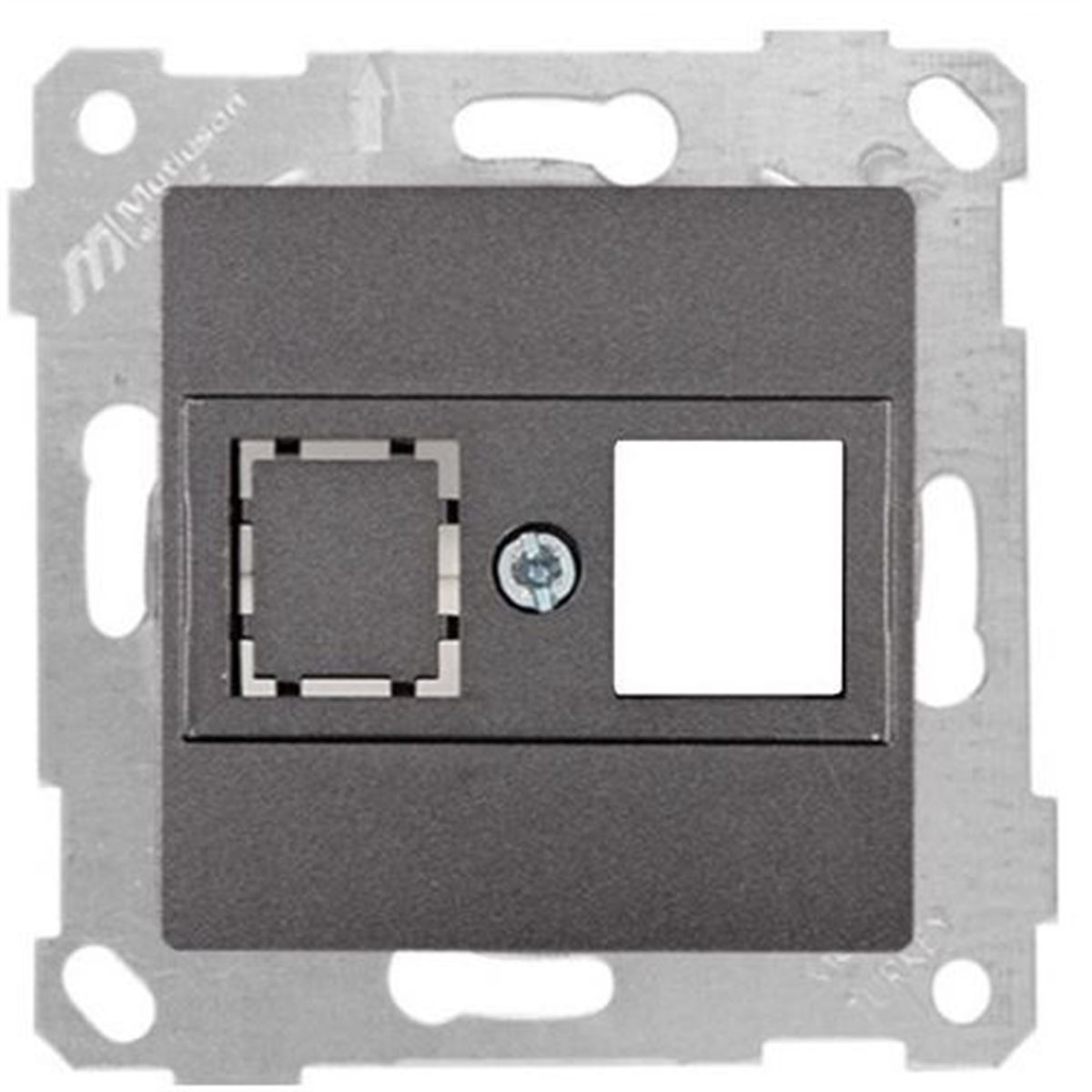 RİTA MEK TUŞ DATA PRİZİ 1*RJ45 (KON.SÜZ) FÜME 1